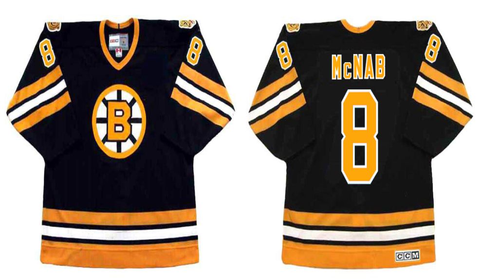 2019 Men Boston Bruins #8 Mcnab Black CCM NHL jerseys->boston bruins->NHL Jersey